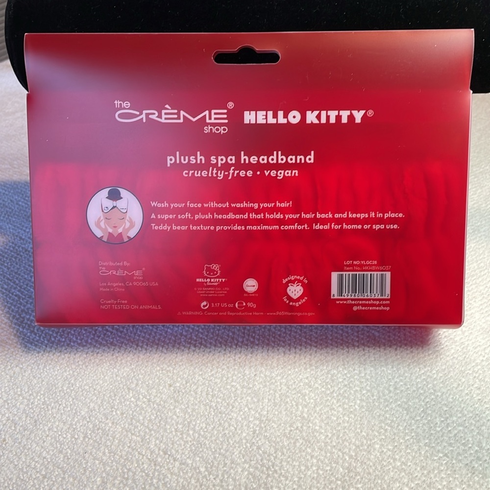 Hello Kitty Plush Headband - Picture 2 of 6